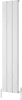 Reina Caldaro A-CDR180037W White Vertical Radiator 370mm x 1800mm