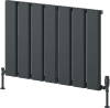 Reina Caldaro A-CDR060087A Anthracite Horizontal Radiator 870mm x 600mm