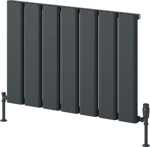Reina Caldaro A-CDR060087A Anthracite Horizontal Radiator 870mm x 600mm