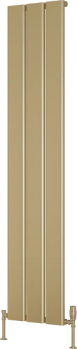 Reina Caldaro A-CDR180037B Brass Effect Vertical Radiator 370mm x 1800mm