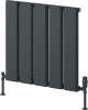 Reina Caldaro A-CDR060062A Anthracite Horizontal Radiator 620mm x 600mm