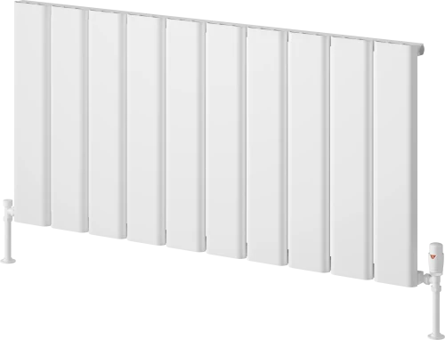Reina Caldaro A-CDR060124W White Horizontal Radiator 1245mm x 600mm