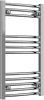 Reina Capo CPO0840CC Curved Designer Heated Towel Rail - 800mm x 400mm
