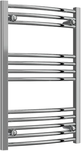 Reina Capo CPO0850CC Curved Designer Heated Towel Rail - 800mm x 500mm
