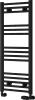 Reina Capo CPO1040KF Flat Designer Heated Towel Rail - Black 1000mm x 400mm