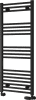 Reina Capo CPO1250KF Flat Designer Heated Towel Rail - Black 1200mm x 500mm