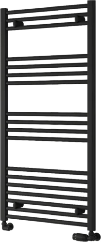 Reina Capo CPO1260KF Flat Designer Heated Towel Rail - Black 1200mm x 600mm