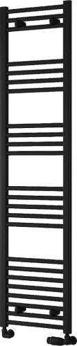 Reina Capo CPO1640KF Flat Designer Heated Towel Rail - Black 1600mm x 400mm