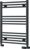 Reina Capo CPO0860AF Flat Designer Heated Towel Rail - Anthracite 800mm x 600mm