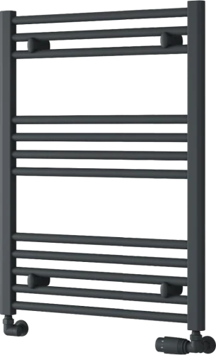 Reina Capo CPO0860AF Flat Designer Heated Towel Rail - Anthracite 800mm x 600mm