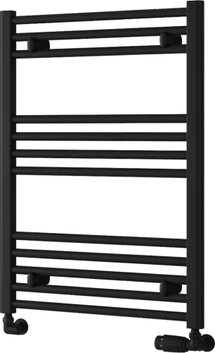 Reina Capo CPO0860KF Flat Designer Heated Towel Rail - Black 800mm x 600mm