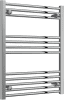 Reina Capo CPO0860CF Flat Designer Heated Towel Rail - Chrome 800mm x 600mm