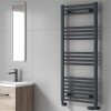 Reina Capo CPO1840AF Flat Designer Heated Towel Rail - Anthracite 1800mm x 400mm