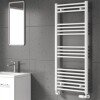 Reina Capo CPO1840WF Flat Designer Heated Towel Rail - White 1800mm x 400mm